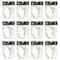 12 Packs: 4 ct. (48 total) Diamond Sublimation Keychains by Make Market®